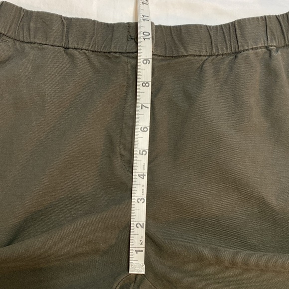 Eileen Fisher Forest Green Small Organic Cotton/Hemp Blend Boho Pants. - Picture 10 of 12